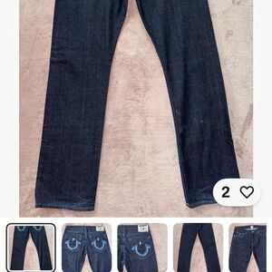 Vantage Faded Glory women's  Dark Blue Straight Jeans size 8